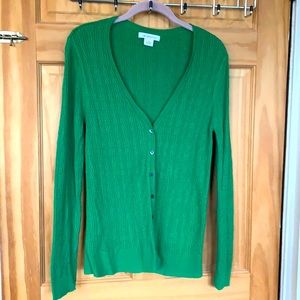 Kelly Green Cardigan